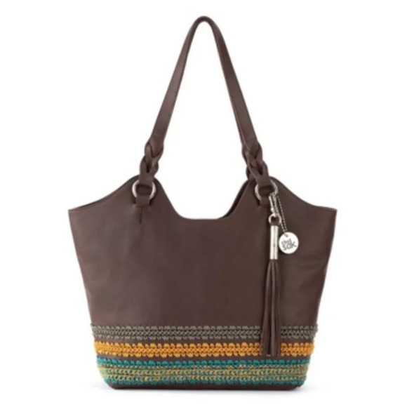 The Sak Handbags - The Sak Back To Bali Leather Shopper In Mahogany Seminyak